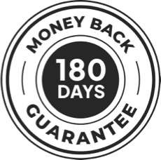 180 Days Moneyback-Guarantee